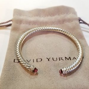 David Yurman Cable Pink Tourmaline Bracelet